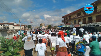 The supporters came out in their numbers to support the NDC PC and the party as a whole