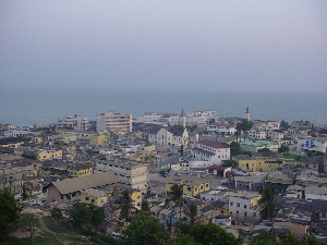 CapeCoastCentreFromFortWilliam