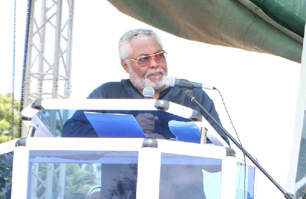 Former President Jerry John Rawlings