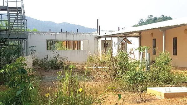 Some deserted buildings in Adansi North