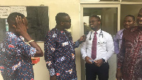 A Physician at the Cardio-thoracic Center speaking to Starr FM