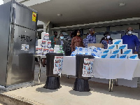 The donation took place in Ho, Volta Region