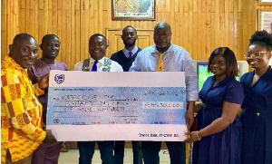 Thirty Thousand Ghana Cedis (GHS 30,000)  was donated to Gbese Mantse and Adonten of the Ga State