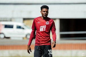 Benjamin Tetteh scored the winner within 36 minutes of play