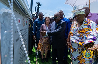 President Nana Addo Dankwa Akufo-Addo at the commissioning