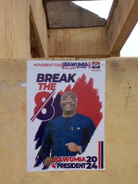 Posters of Dr Bawumia contesting 2024 elections are already out