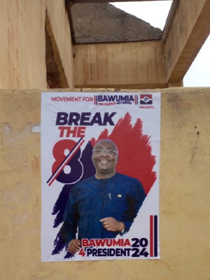 Bawumia's posters have been spotted in some parts of the country