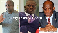 John Mahama, Benjamin Esuman and Seth Terkper