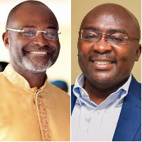 Kennedy Agyapong (L) Dr Mahamudu Bawumia