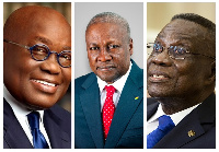 President Akufo-Addo and John Dramani Mahama and Atta Mills