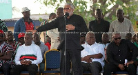 Former president Jerry John Rawlings