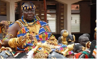 Otumfour Osei Tutu II, king of the Ashantis