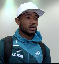 Jordan Ayew scoed a wonderful goal for the Swans