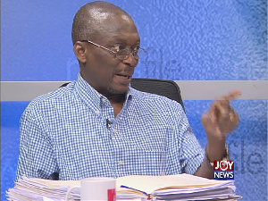 Editor in chief of the New Crusading Guide, Kweku Baako