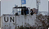 Two Israeli Merkava tanks forced their way into a Unifil base belonging to Ghanaians contingent