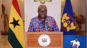 President Nana Addo Dankwa Akufo-Addo during his 9th address on coronavirus