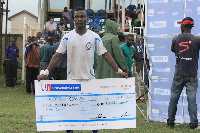 Berekum Chelsea striker Kofi Owusu