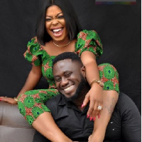 Afia Schwarzenegger and husband Abrokwa