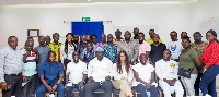 Participants at the workshop in a group photograph