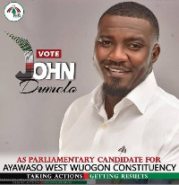 John Dumelo, Parliamentary candidate for the Ayawaso West Wuogon constituency