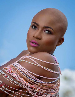 Christabel Ekeh goes bald