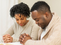 File photo: A couple that prays together, stays together