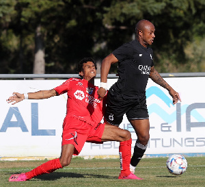 Andre Ayew in action for his club