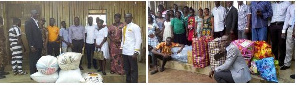 Elder K Fred has donated food items, others to a number of prisoners