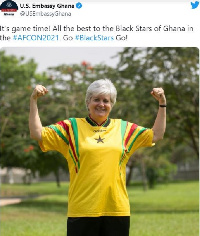 US ambassador extends luck to Ghana Blackstars