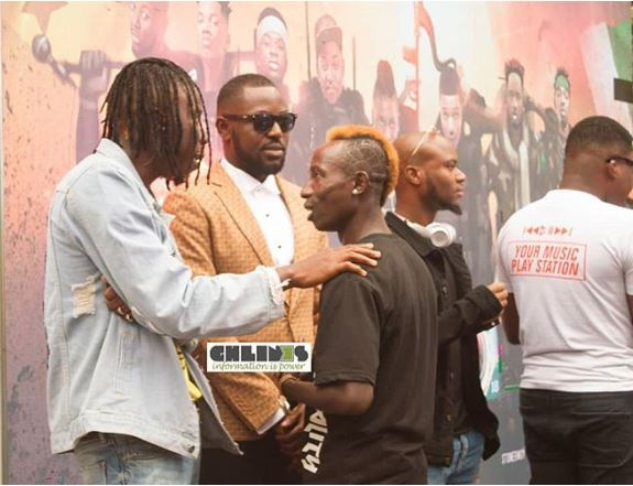 Stonebwoy in a chat with Patapaa