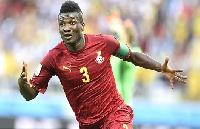 Ghana Black Stars captain Asamoah Gyan