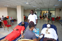 The exercise forms part of efforts to stock up the National Blood Bank