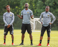 From left: (Harrison Afful, Jonathan Mensah and David Accam).