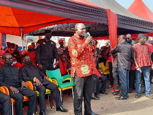 Minister of Trade and Industry,  Alan Kyerematen at Togbega Gabusu VI's funeral