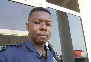 Frederick Amanor, the police officer who brutalised a nursing mother