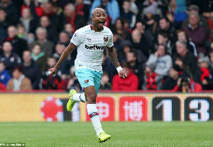 Ghana forward Andre Ayew