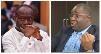 Ken Ofori-Atta Finance Minister and Eugene Antwi Boakye MP for Subin