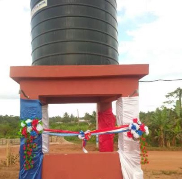 The mechanized borehole according to the MP is to ensure frequent hand-washing in the area