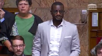 Carlos Martens Bilongo was speaking when the slur was uttered