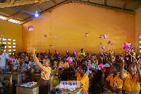 Students excited over sanitary pads