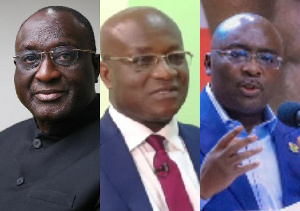 Alan Kyerematen, Osei Kyei-Mensah-Bonsu and Dr Mahamudu Bawumia (from left to right)