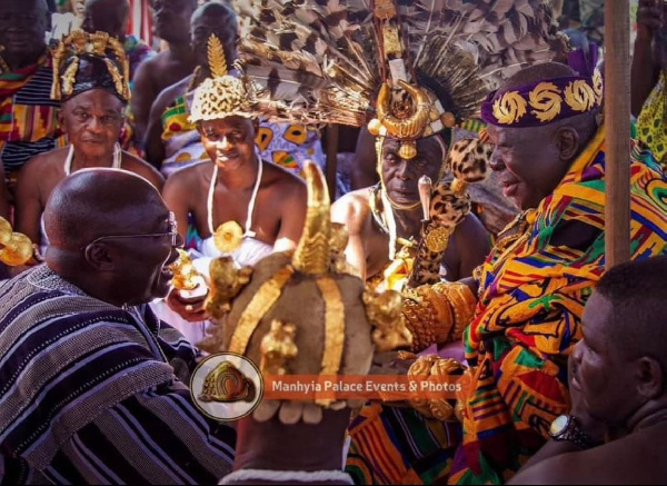 Dr Bawumia and Otumfuo