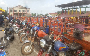 File photo of tricycles, widely known as ‘aboboyaa’