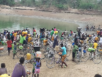 Residents have to travel several kilometres in search of water