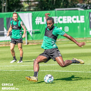 Ghanaian youngster Dennis Gyamfi is in Belgium for trials