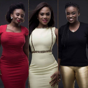 Jessica Opare Saforo, Akosua Hanson and Chantelle Asante