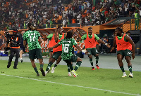 The Nigeria team celebrating their victory