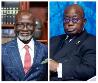 President Nana Addo Dankwa Akufo-Addo and his cousin Gabby Asare Otchere-Darko