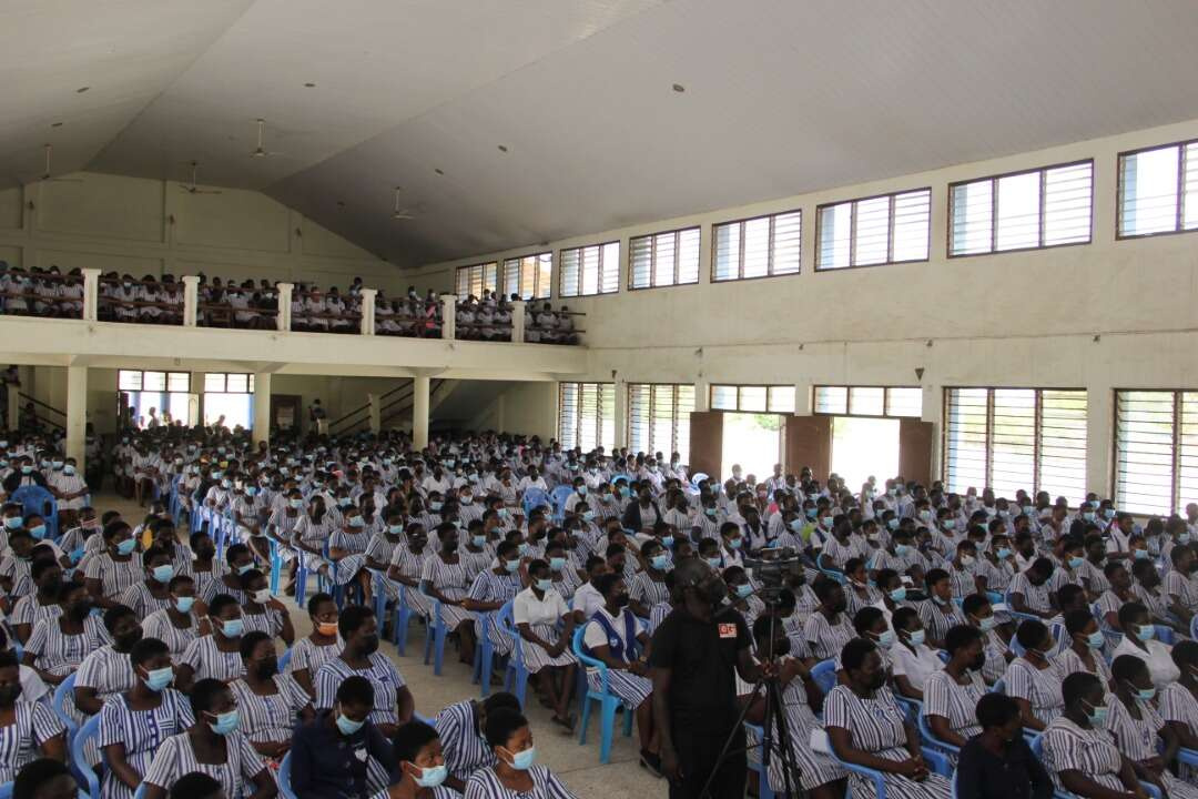 St. Mary's students in an Assembly Hall