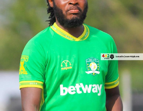 The 32-year-old has scored six goals this season for Aduana Stars